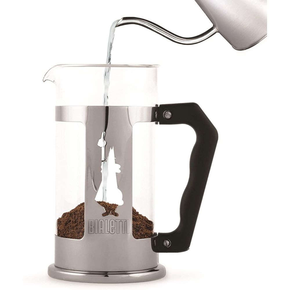 Cafeteira French Press Vidro E Inox 350 ml Preziosa Bialetti lojaskubbo