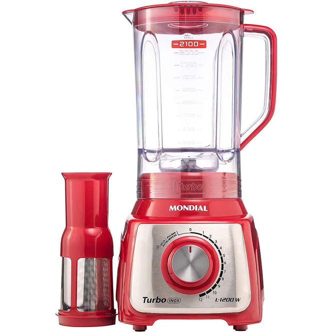 Liquidificador-Mondial-Turbo-Premium-1200W-Vermelho Liquidificador-Mondial-Turbo-Premium-1200W-Vermelho