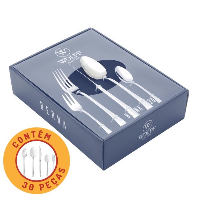 Faqueiro-com-30-Pecas-Berna-Wolff Faqueiro-com-30-Pecas-Berna-Wolff