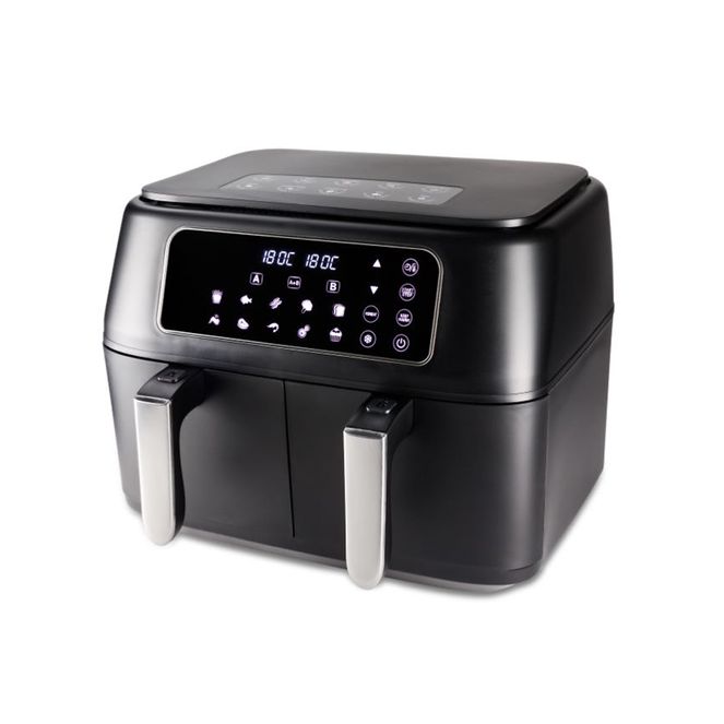 Fritadeira-Air-Fryer-Dual-Hamilton-Beach-Duplo-Cesto-8L-1 Fritadeira-Air-Fryer-Dual-Hamilton-Beach-Duplo-Cesto-8L-1