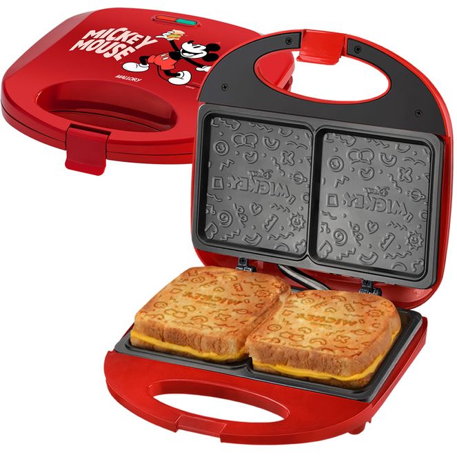 Sanduicheira-Grill-Disney-Mallory-Mickey-Mouse-Funny-Plates-750W-1 Sanduicheira-Grill-Disney-Mallory-Mickey-Mouse-Funny-Plates-750W-1