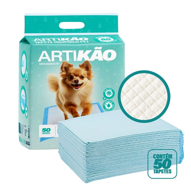 Tapete-Higienico-Pet-Cachorro-Artiko-Artikao-50-Unidades-60x60cm-1 Tapete-Higienico-Pet-Cachorro-Artiko-Artikao-50-Unidades-60x60cm-1