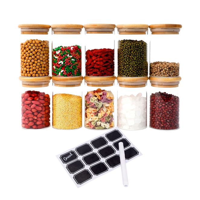 Kit-10-Potes-De-Vidro-Hermeticos-Redondo-Biscuitt-Orbb--300ml-Tampa-Bambu-1 Kit-10-Potes-De-Vidro-Hermeticos-Redondo-Biscuitt-Orbb--300ml-Tampa-Bambu-1