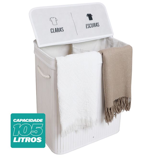 Cesto-de-Roupas-Com-Divisoria-Roupeiro-Bambu-Branco-Artiko-Pratic--Organizador-Com-Tampa-105L-1 Cesto-de-Roupas-Com-Divisoria-Roupeiro-Bambu-Branco-Artiko-Pratic--Organizador-Com-Tampa-105L-1